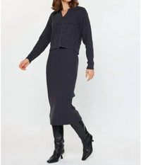 Current Air - Tessa Twofer Sweater & Midi Dress Set