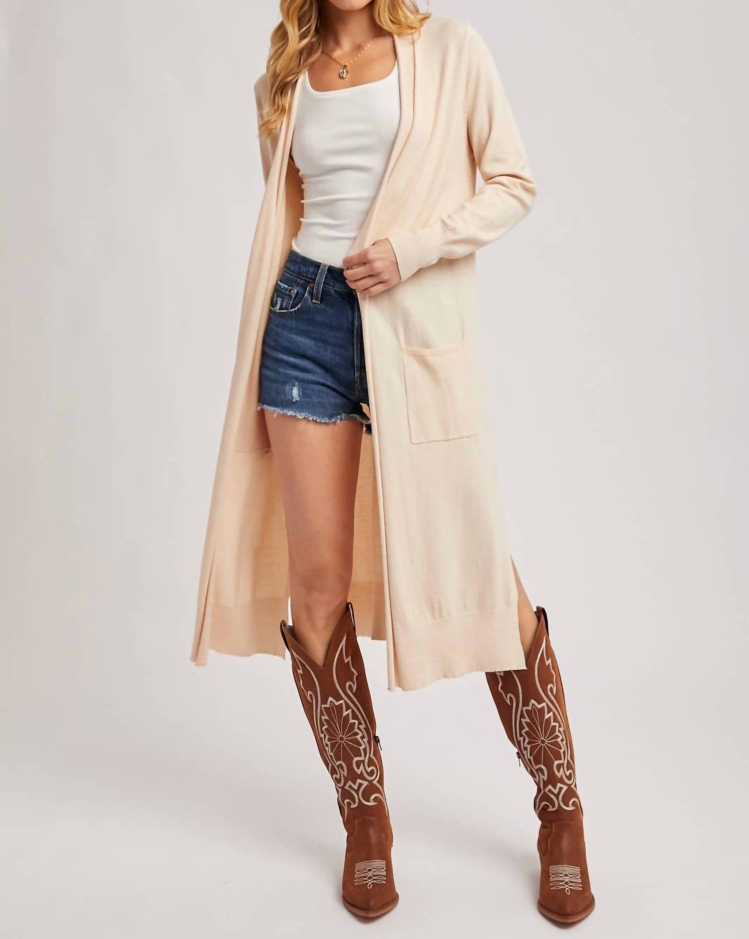 Bluivy - Ilona Duster Length Cardigan