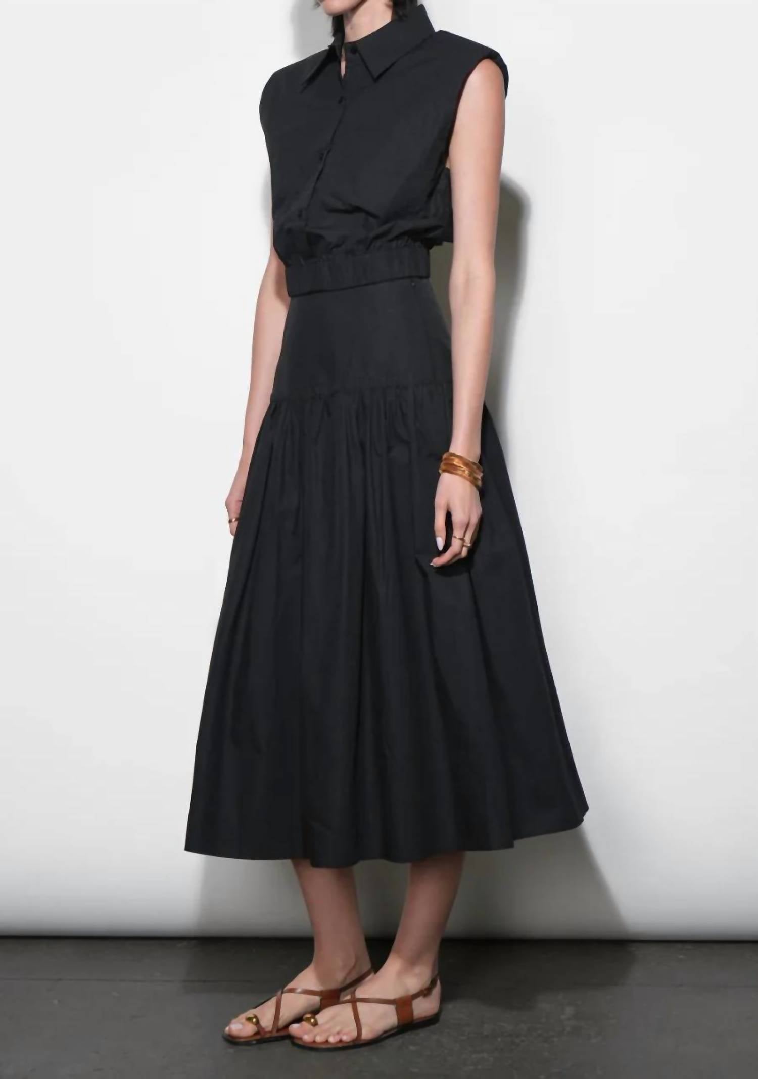 Greylin - Oren Poplin Midi Skirt