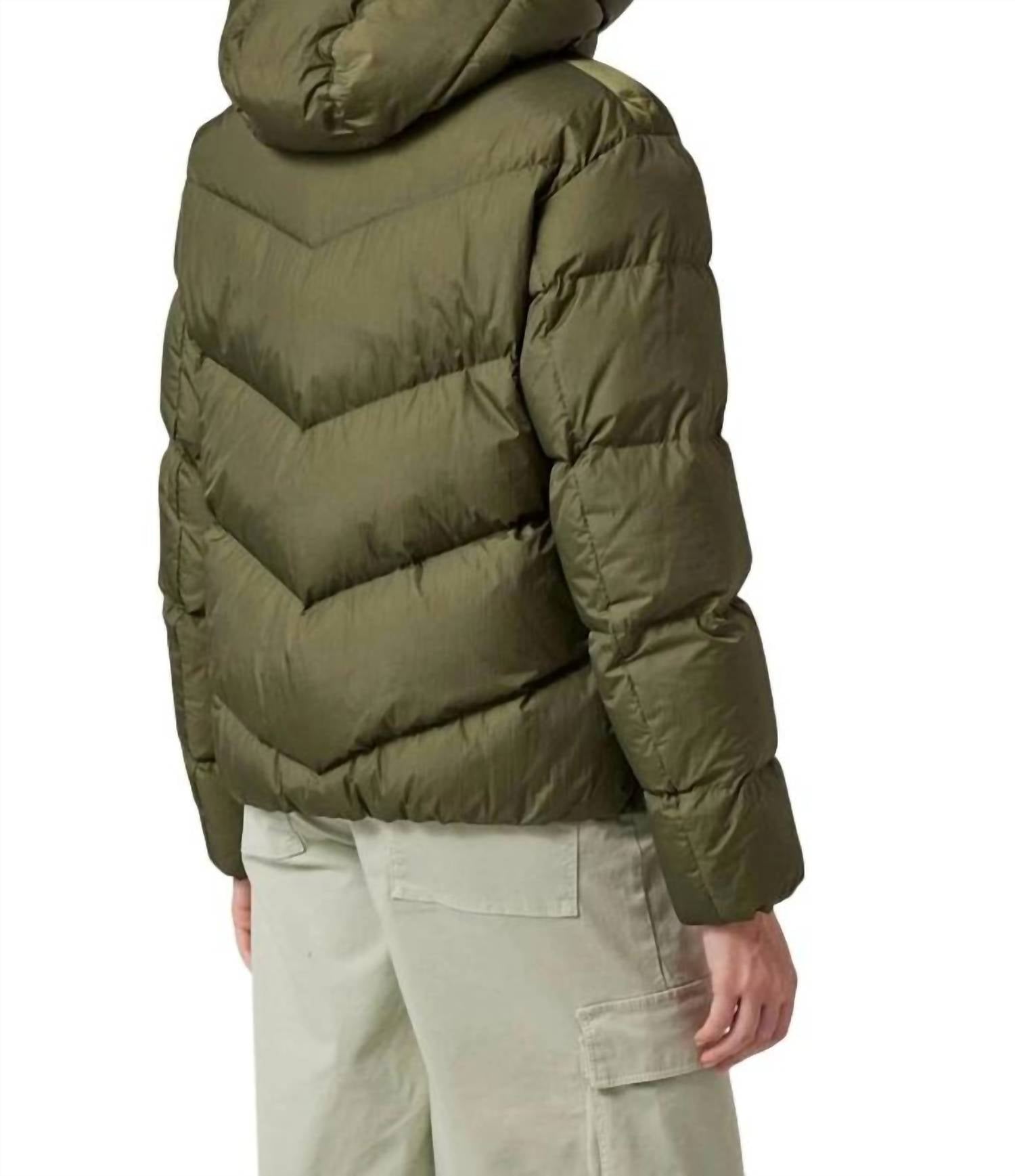 PARAJUMPERS Women's Verna Jacket in rosemary 1 - women's jacket - detail view