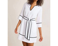 Tommy Bahama - St. Lucia Split Neck Tunic Dress Cover Up