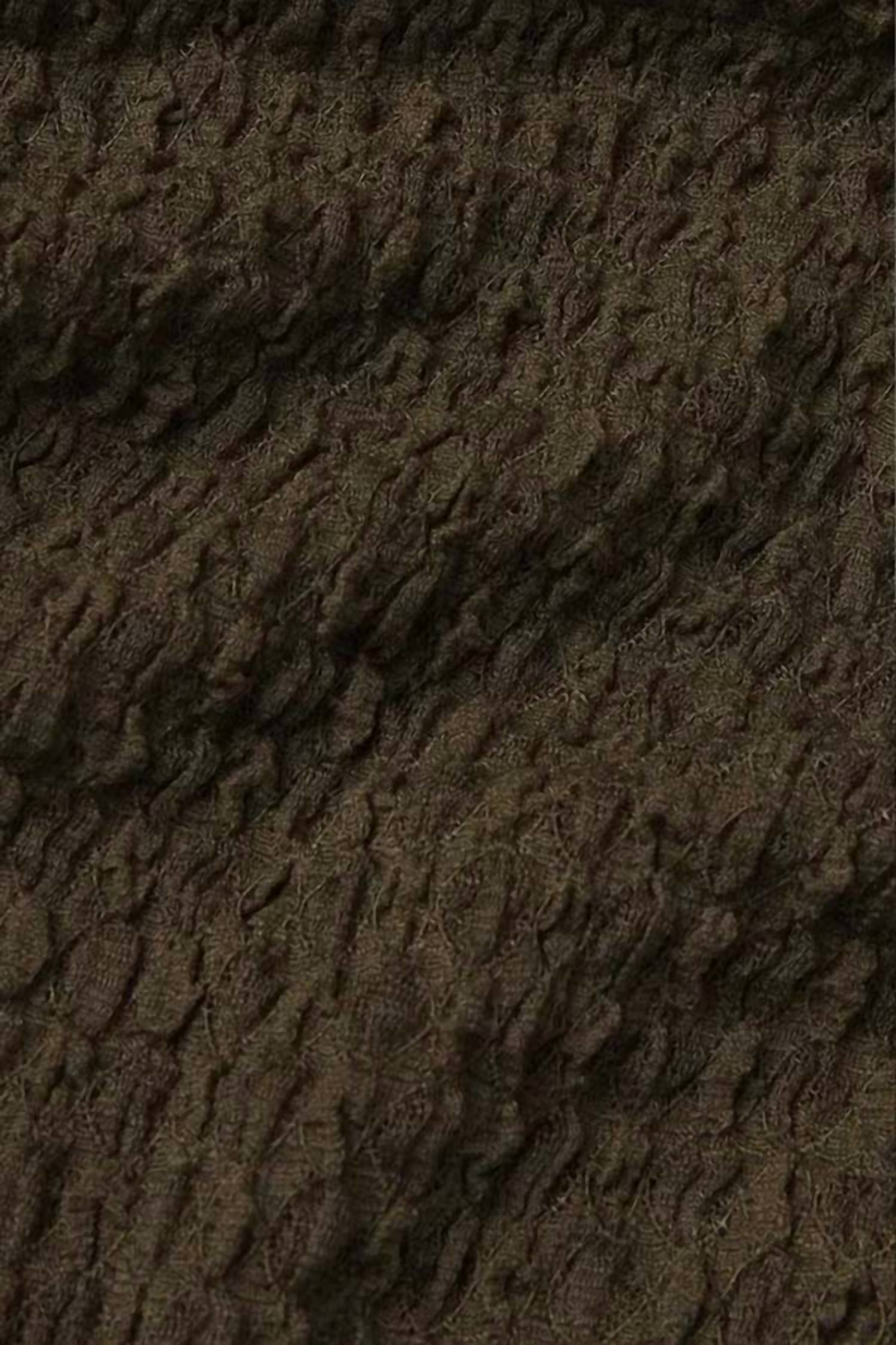 Frame - Mesh Lace Turtleneck Top