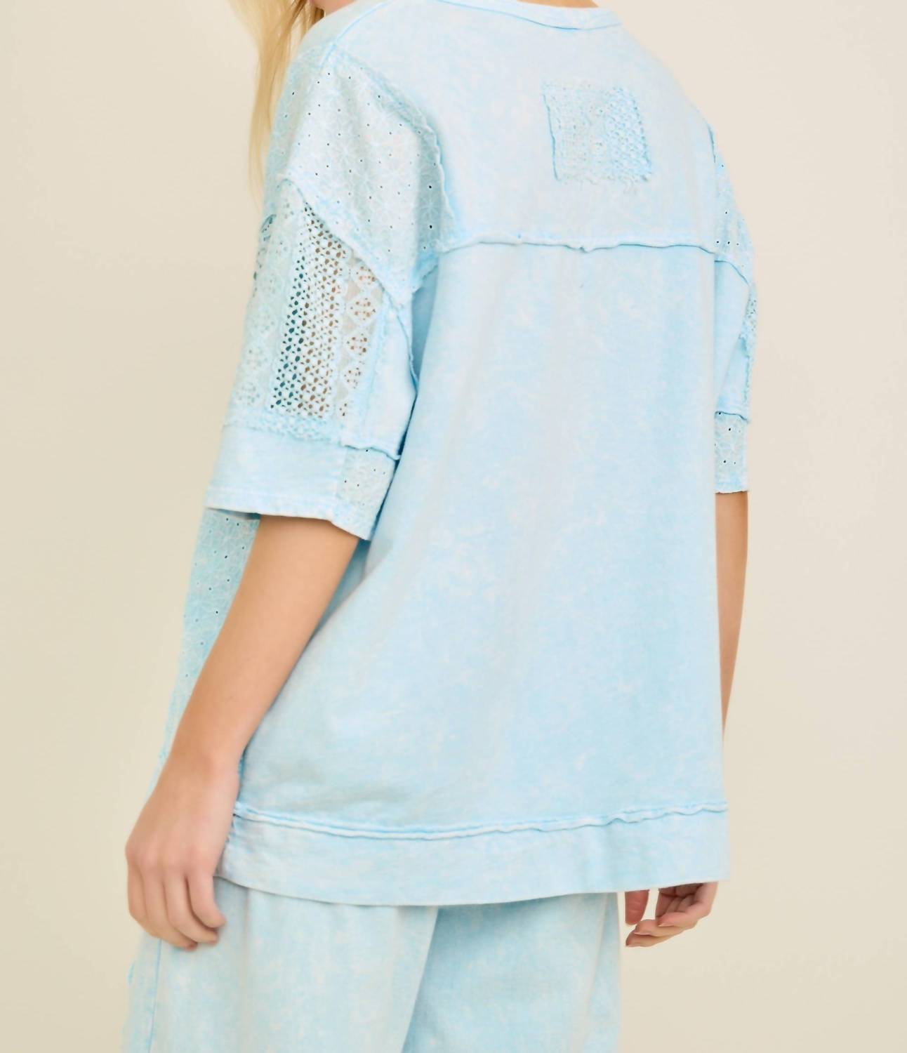 J.Her - Lace And Eyelet Blouse