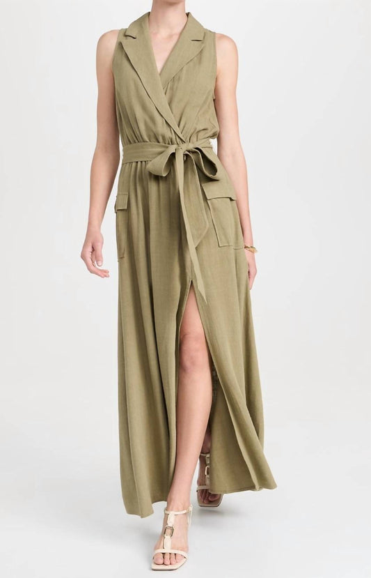 Theory - Mayer Military Maxi Dress