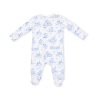 Angel Dear - Kids Puppy Toile 2 Way Zipper Footie