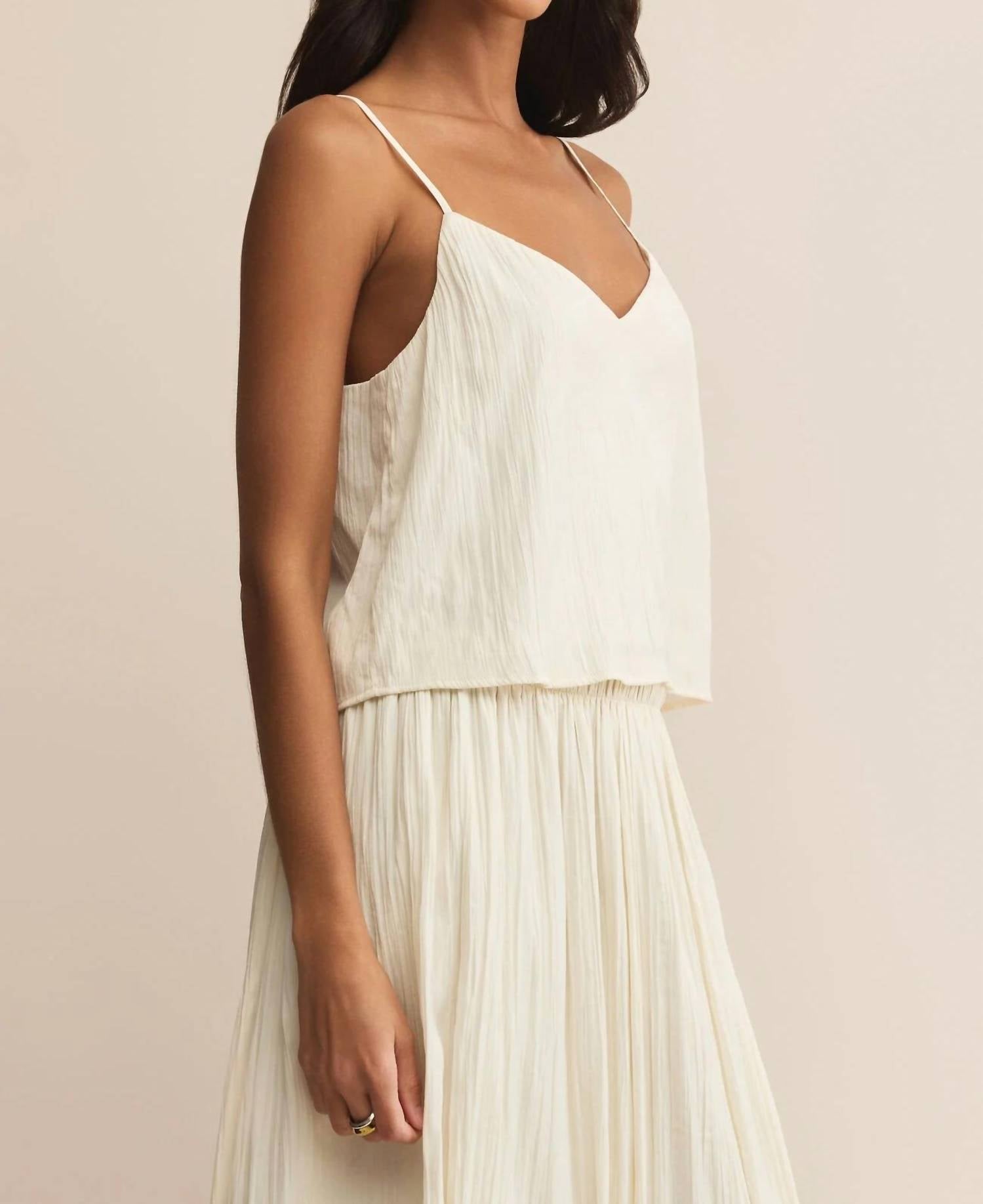 Z Supply - Fiore Crinkle Satin Tank