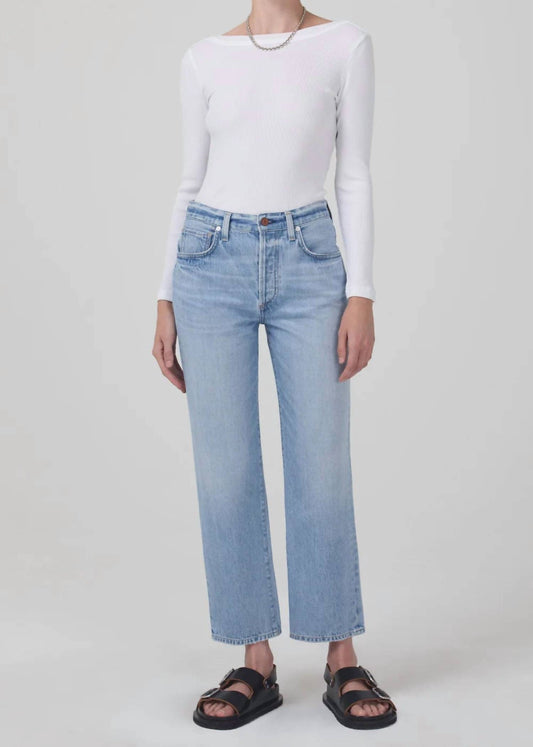 Citizens Of Humanity - Emery Crop Relaxed Straight Jean