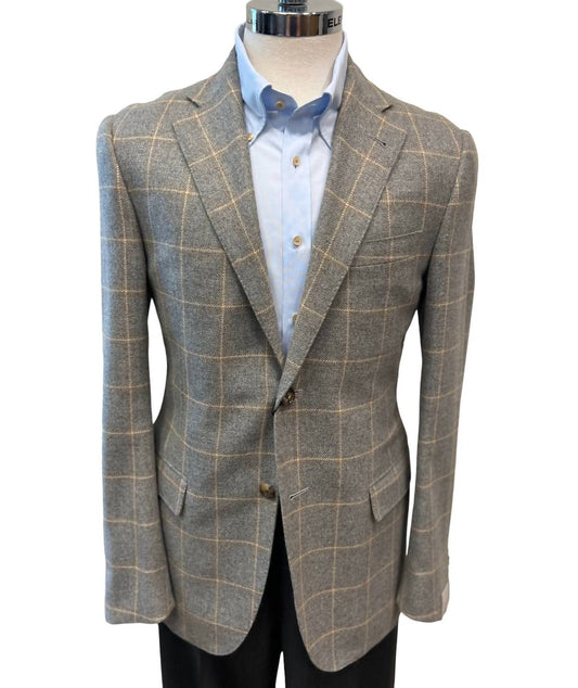 Jack Victor - WINDOWPANE SPORT COAT - REGULAR LENGTH