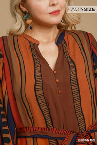 Umgee - Button Down Mini Dress