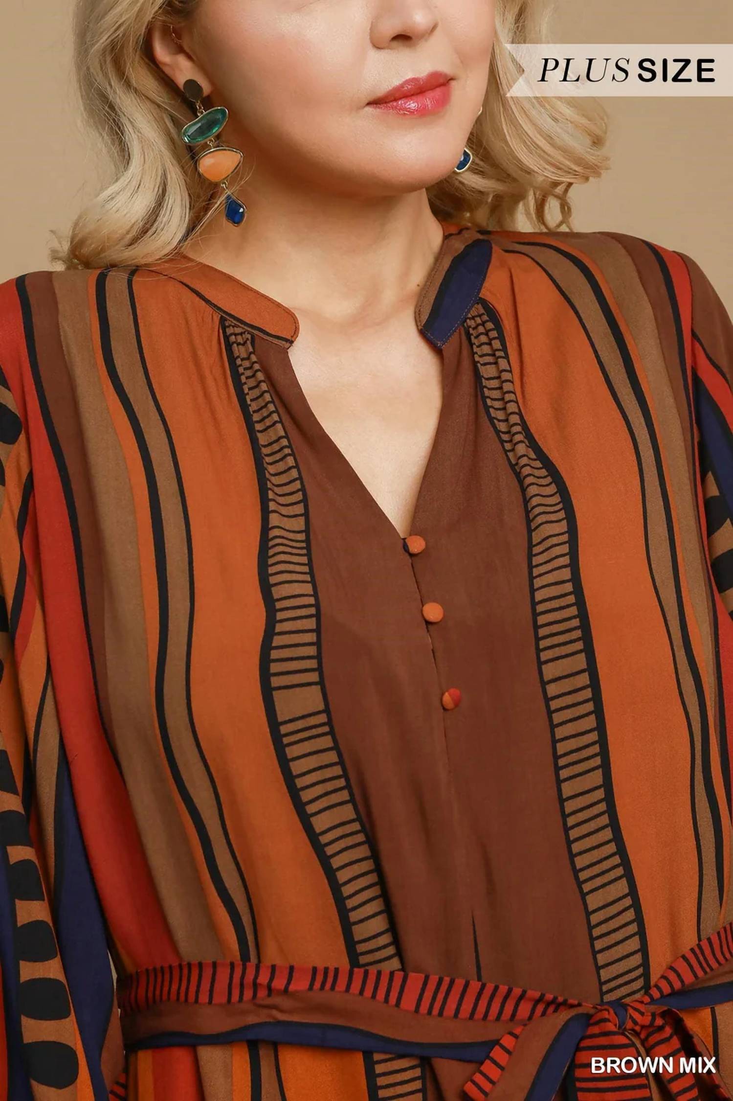 Umgee - Button Down Mini Dress