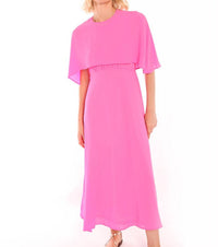 Vilagallo - Long Sleeve Dress With Cape