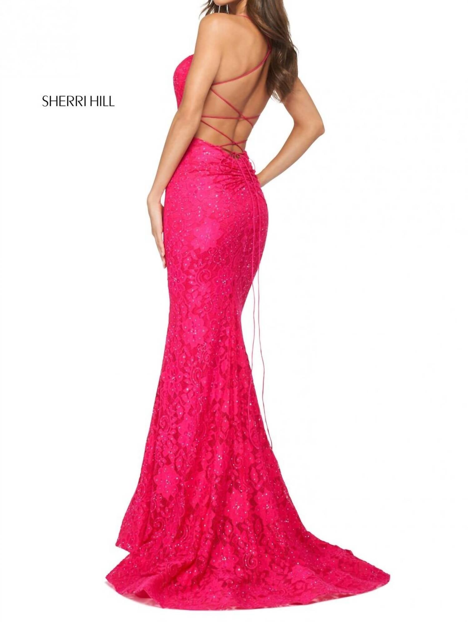 Sherri Hill - Prom Lace Rhinestone Dress