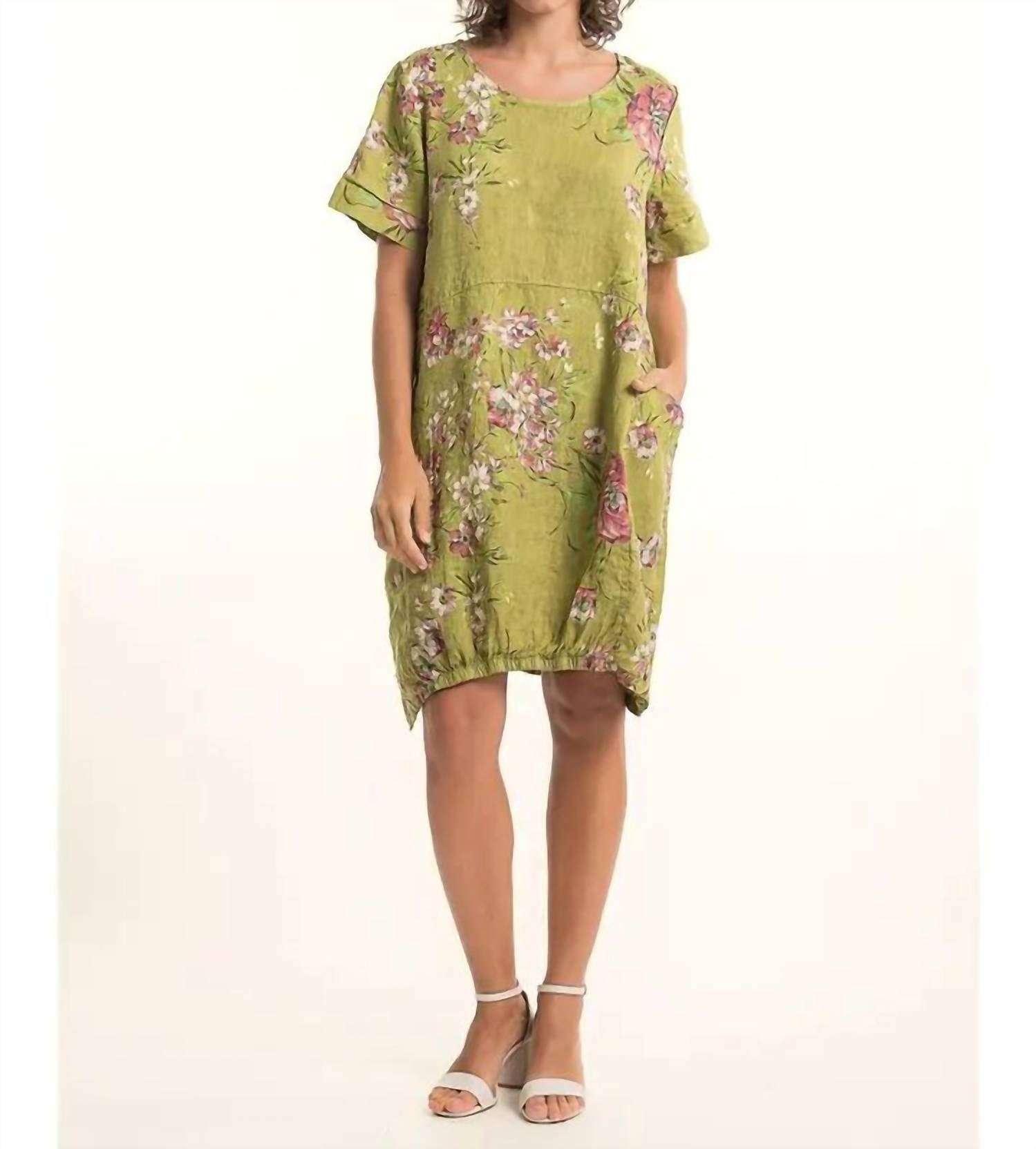 Linen Luv - Elastic Bottom Bubble Dress