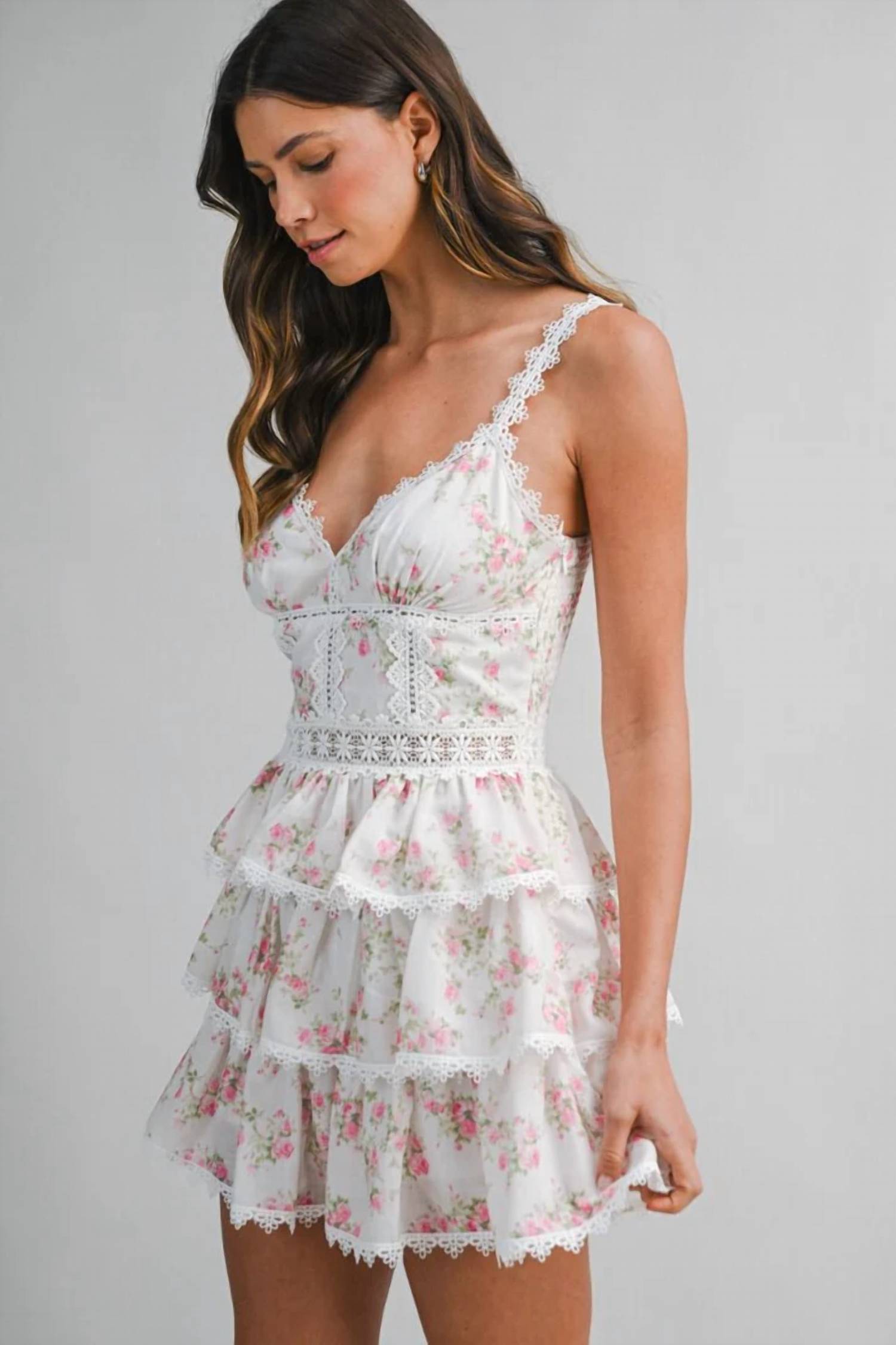 Mable - St. Barth's Floral Mini Dress