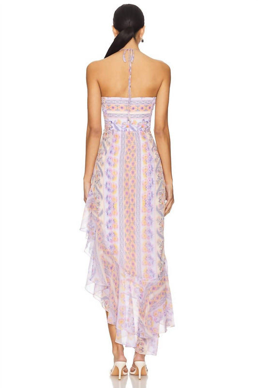 Amanda Uprichard - Estrada Asymmetrical Ruffled Side Split Midi Dress