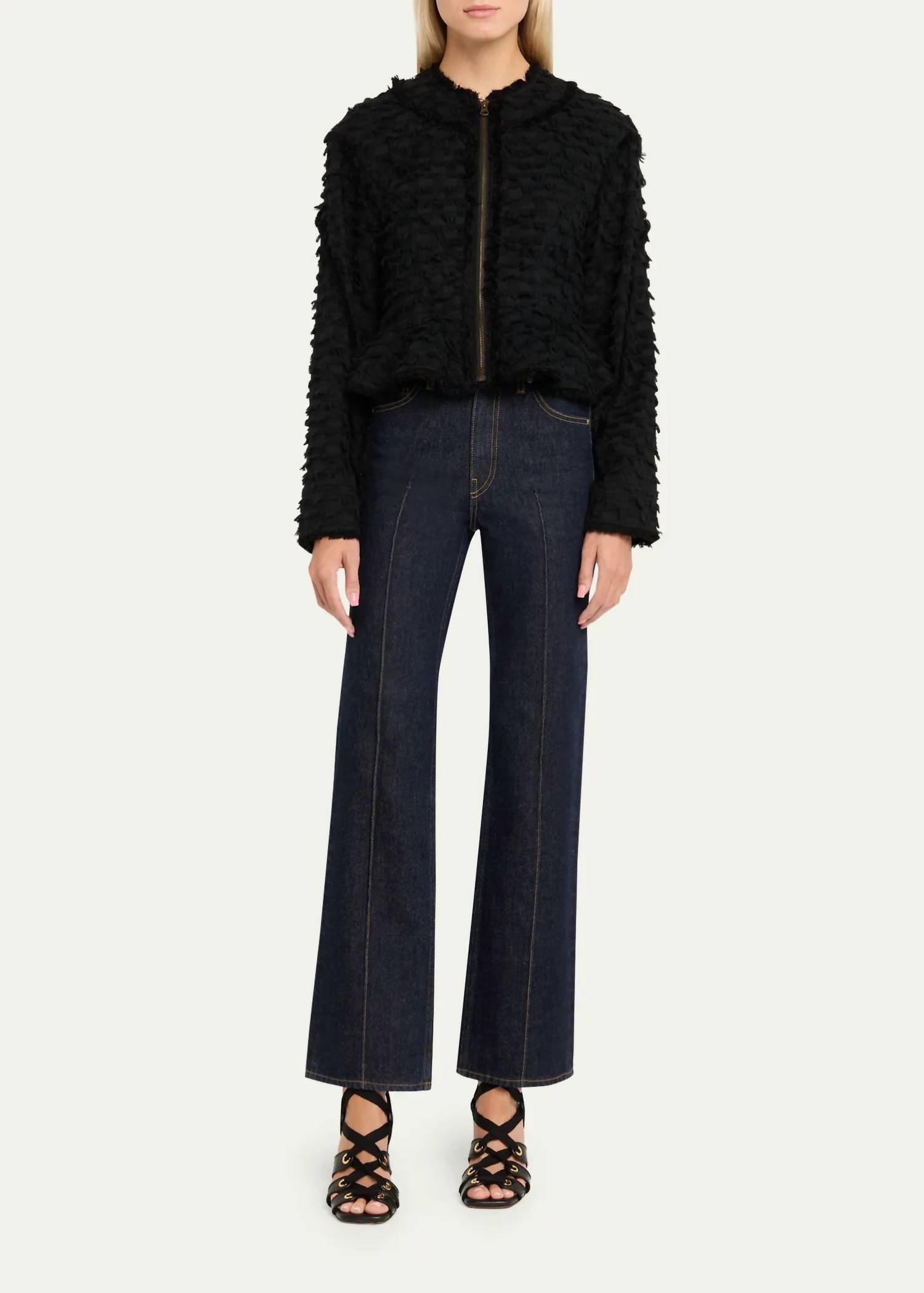 Ulla Johnson - Rosalind Textured Peplum Jacket