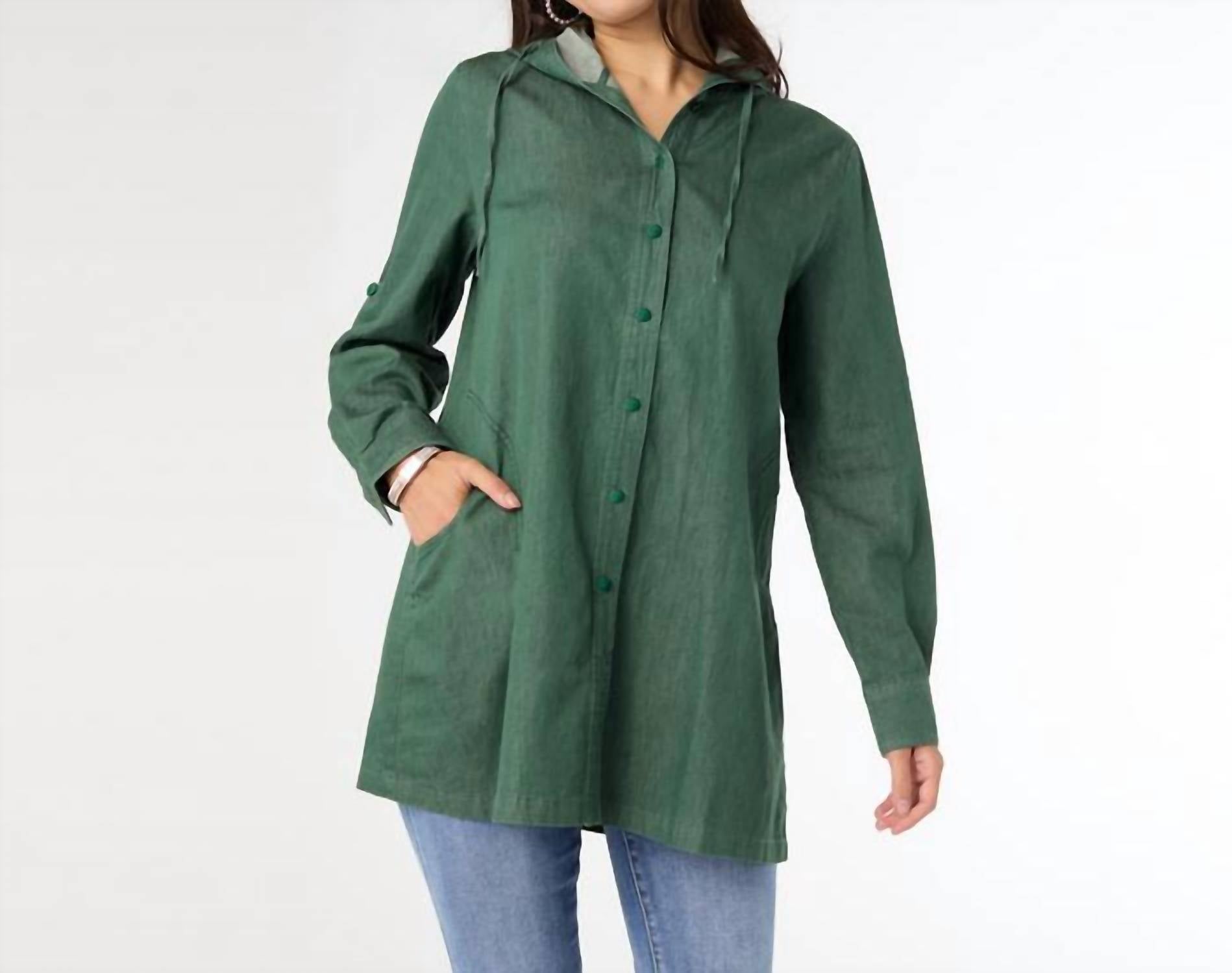 Coco + Carmen - Maddie Hooded Tunic Top
