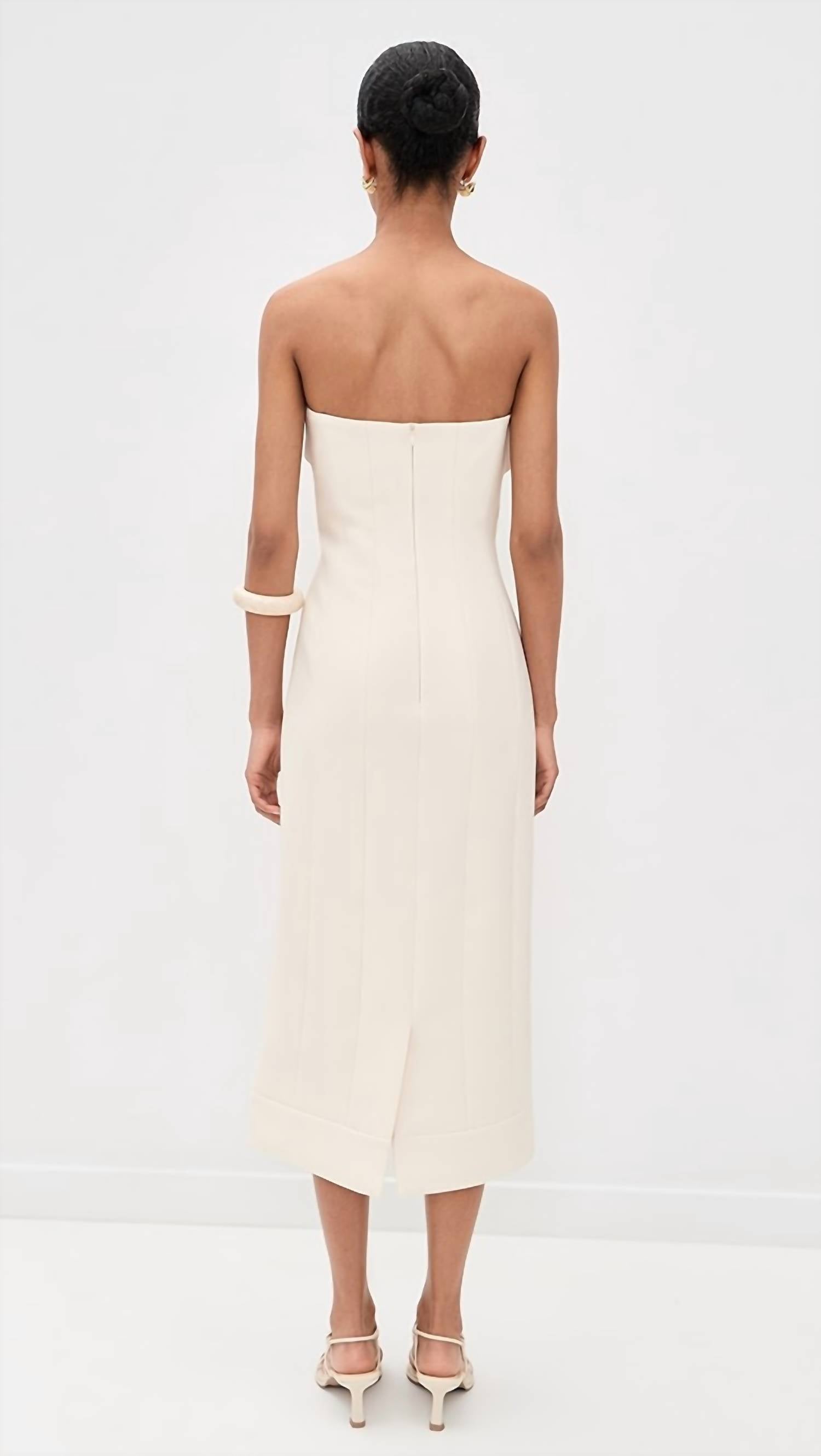 Alexis - Donella Strapless Midi Dress