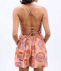 Damson Madder - Peaches Mini Dress