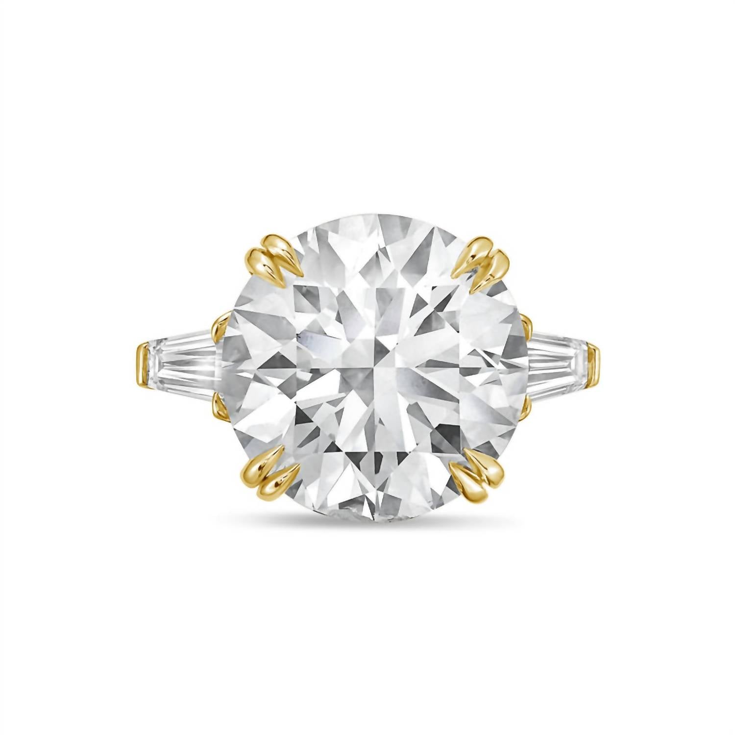 Diana M Jewels - Women's Round & Baguette Lab-grown Diamond Jewelry Ring (3.00 Ct) - Signature