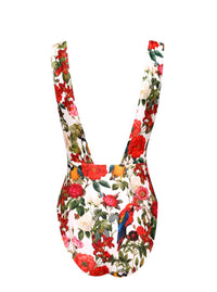 Lia Sahara - Women's Plunge One Piece Swimsuit