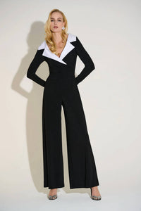 Joseph Ribkoff - Collared Wide Leg Jumpsuit