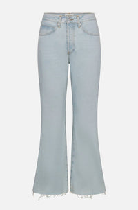 Frame - Lax Wisp Raw Fray Flare Jeans