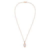 Diana M Jewels - Women's Marquise Lab-Grown Diamond Pendant Necklace (10.00 Ct) - Bold