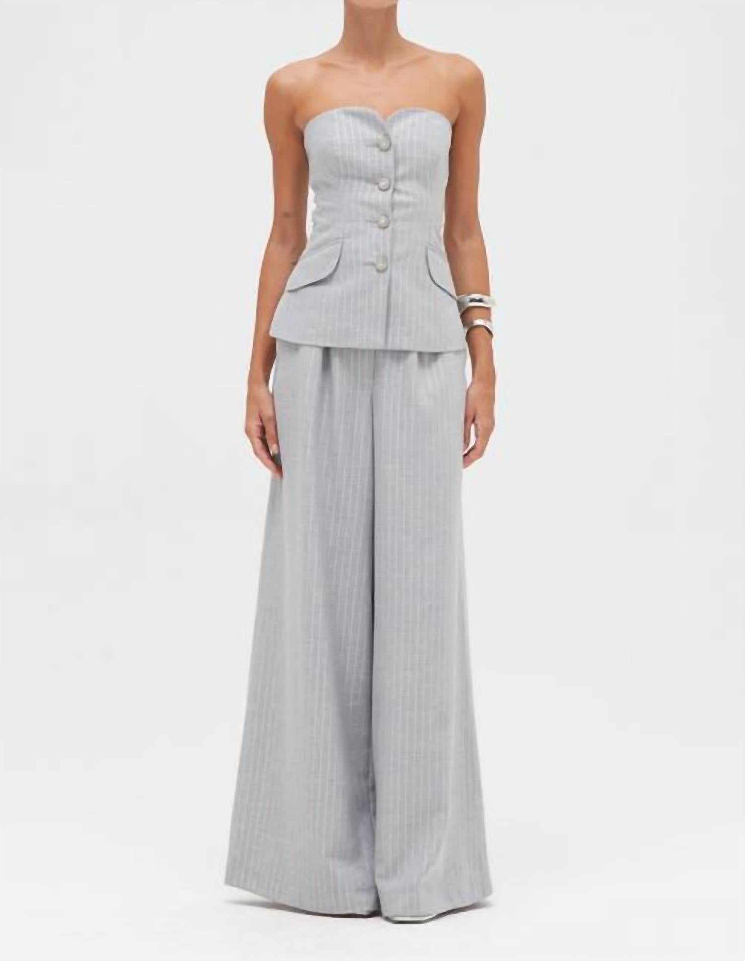 Patbo - Metallic Pinstripe Pant