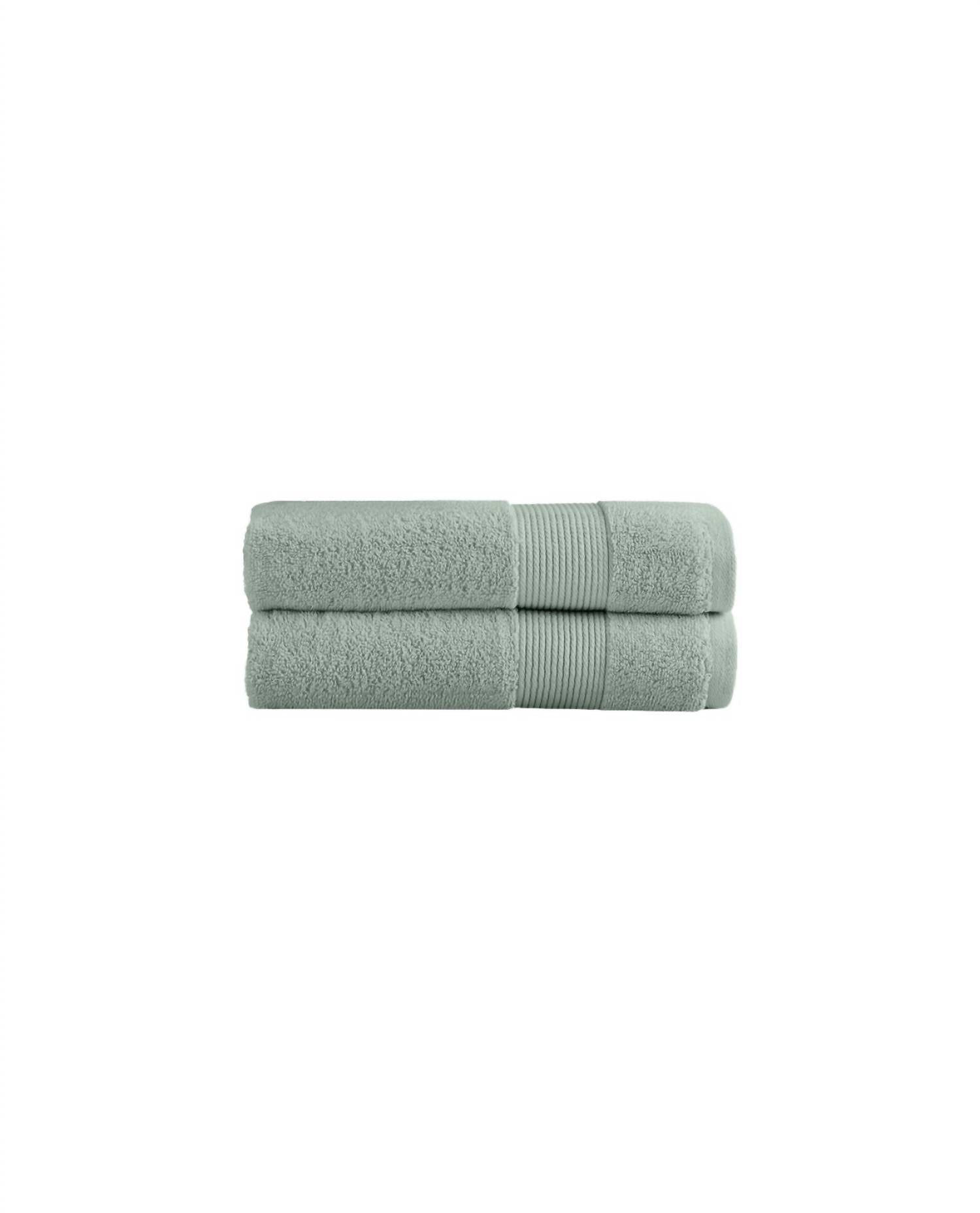 Under the Canopy Classic Organic 2-piece Hand Towel Set in lichen - item