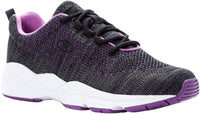 PROPET Women's Stability Fly Sneaker in black berry - women's shoe - detail view