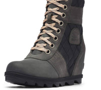 SOREL Women's Lexie Wedge Booties in dark slate - women's shoe