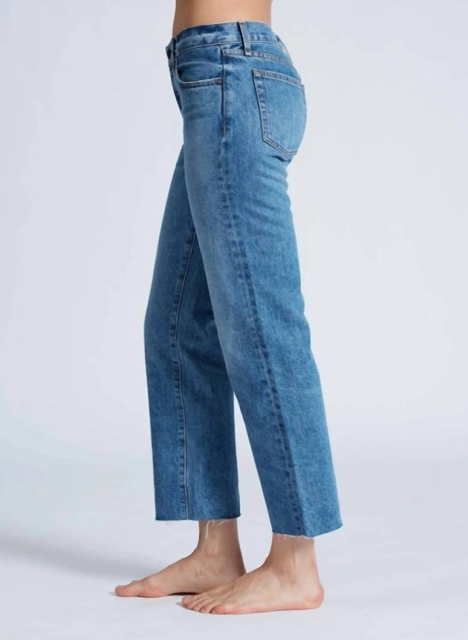 Askk Ny - Low Rise Straight Jeans