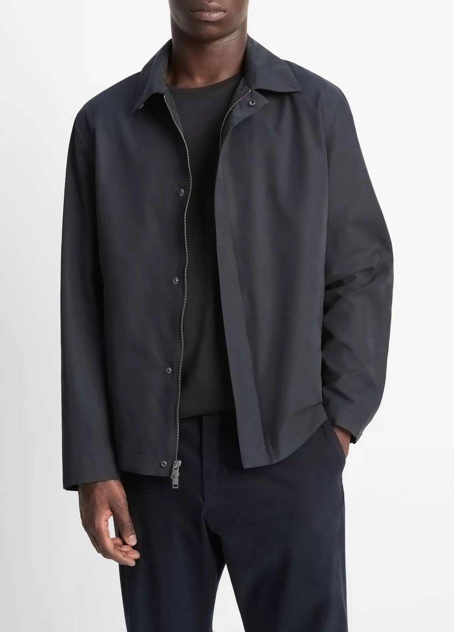 Vince Convertible Collar Jacket in coastal - men's jacket