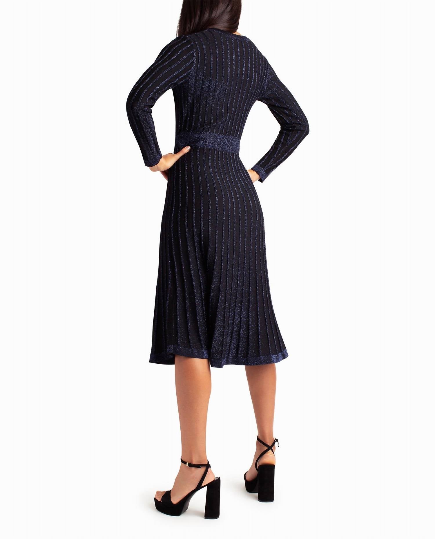 Nicole Miller - Knit Fit And Flare Valentina Dress