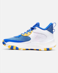 UNDER ARMOUR Men's Curry 3z 24 Shoes in royal white taxi - men's sneaker - detail view