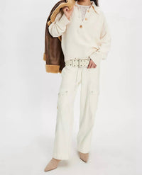 Free People - Women's Trading Up Polo Shirt