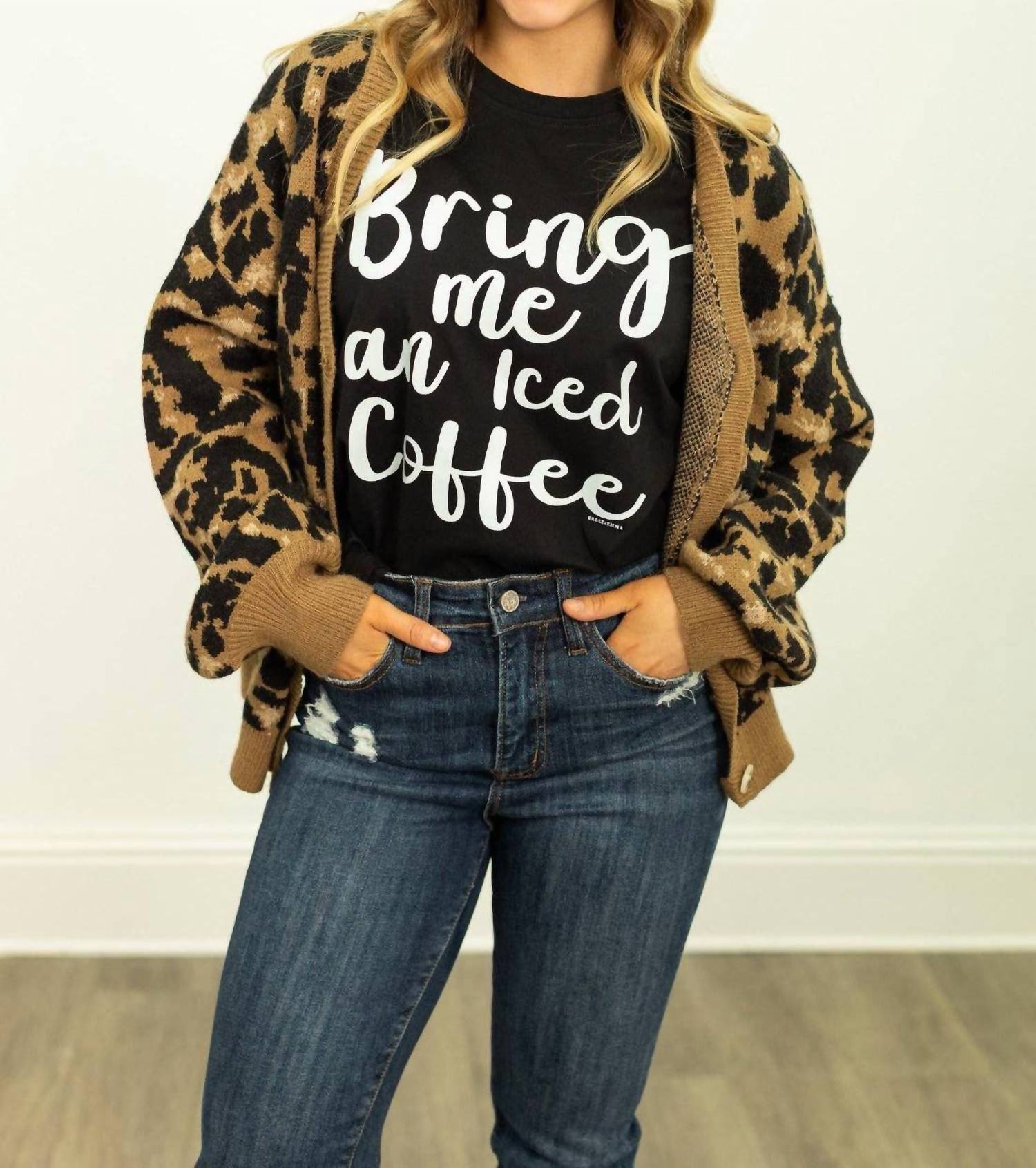 Grace + Emma - Cropped Cardigan Sweater