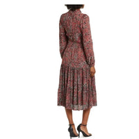 Nicholas - Eleanor Gathered Printed Midi Dress