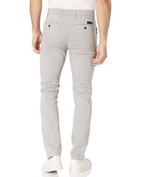 AG Jeans Jamison Skinny Leg Chino Pants in gray - men's pants - detail view