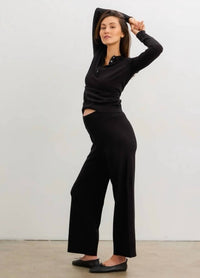 Hatch - Softsculpt Knit Crop Pants Maternity