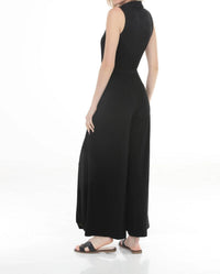 Joseph Ribkoff - Silky Knit Zip Front Wide-leg Jumpsuit