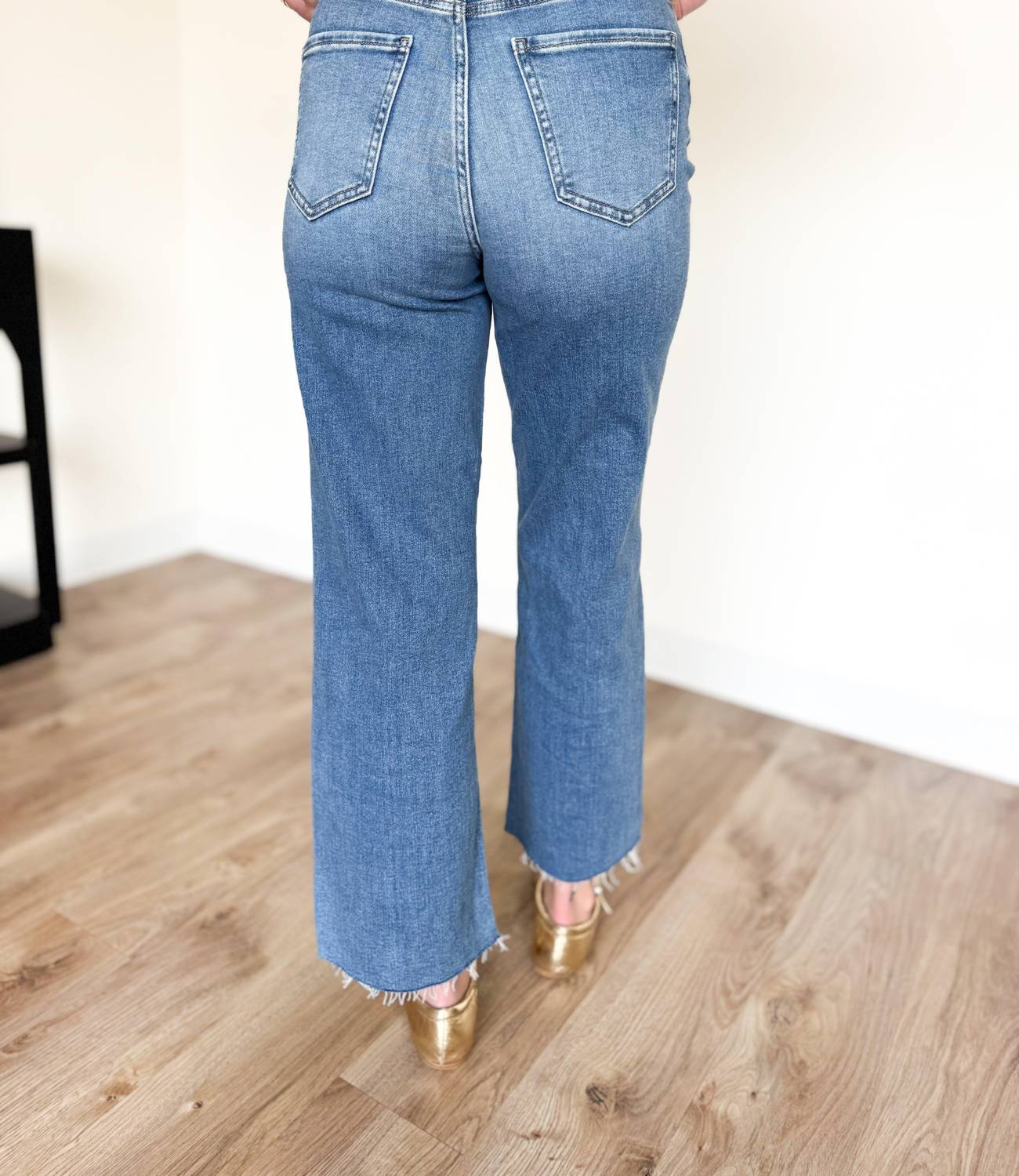 Daze - Rayne High Rise Wide Ankle Jeans