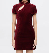 vanessabruno The Cerise Mini Dress - women's dress - alternate view