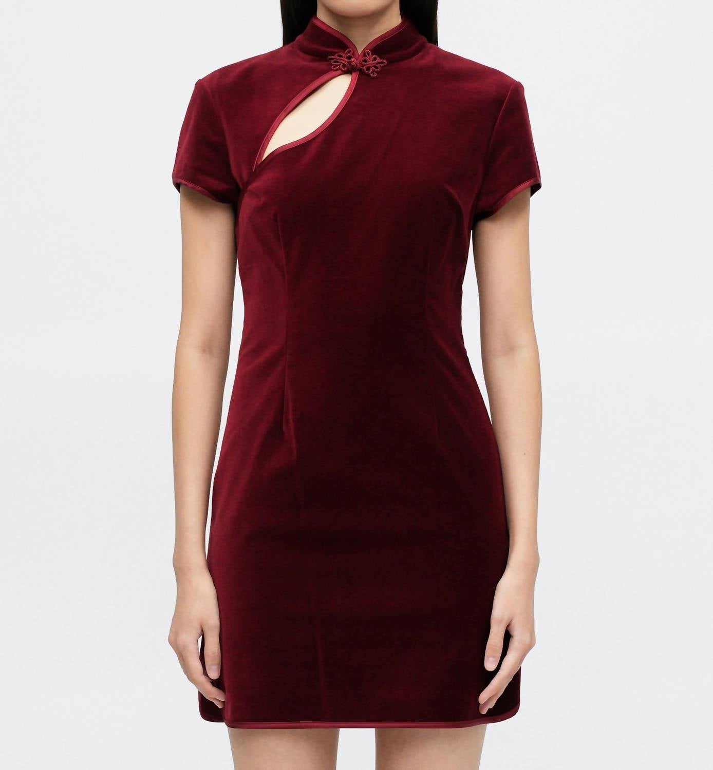 vanessabruno The Cerise Mini Dress - women's dress - alternate view