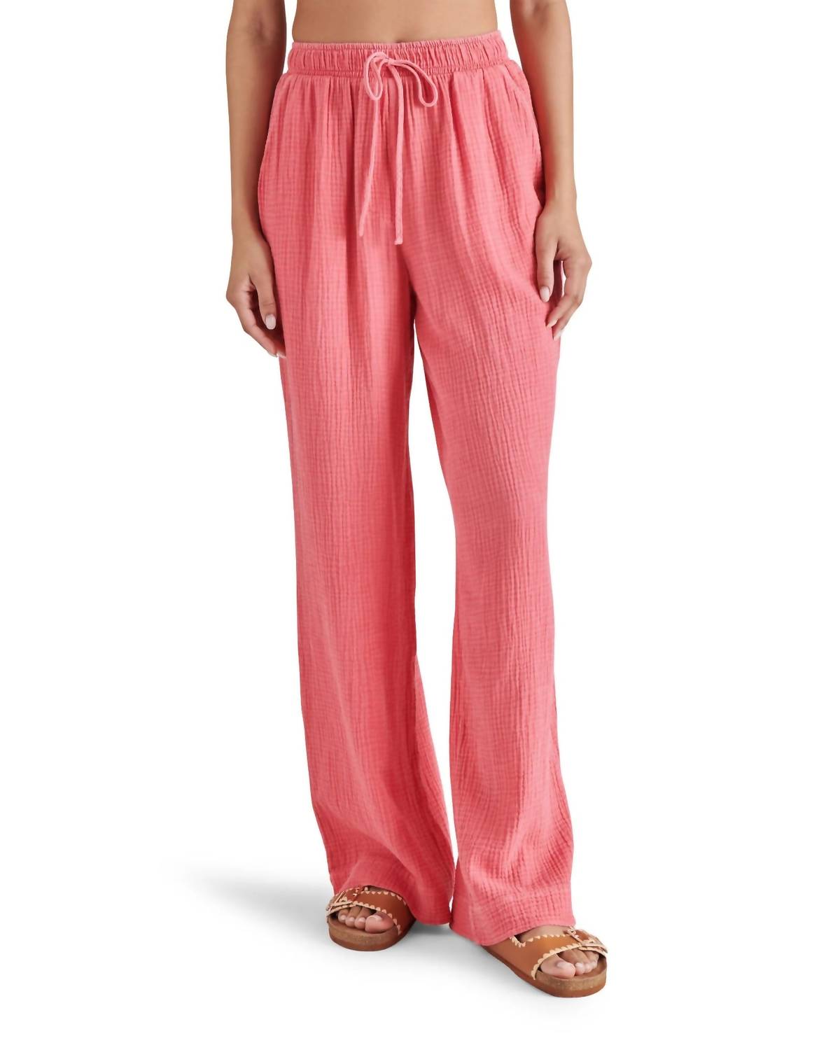 STEVE MADDEN June Wide Leg Pant in fruit dove - women's pants