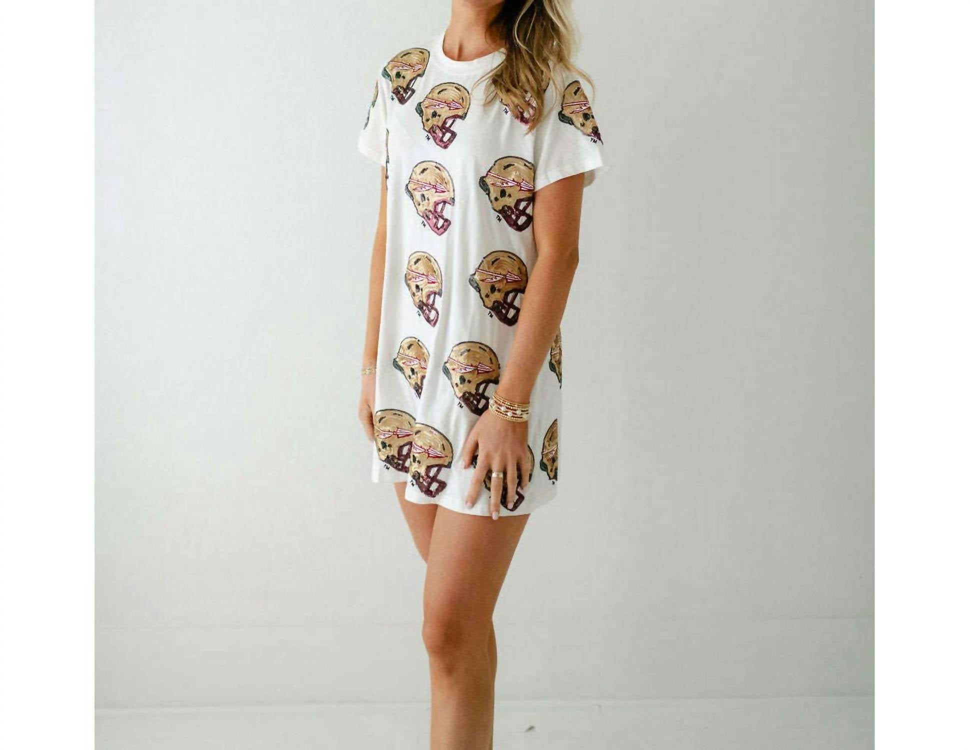 Queen Of Sparkles - Fear The Spear Shirt Dress