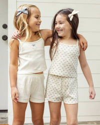 Rylee + Cru - Girl's Pointelle Lounge Set