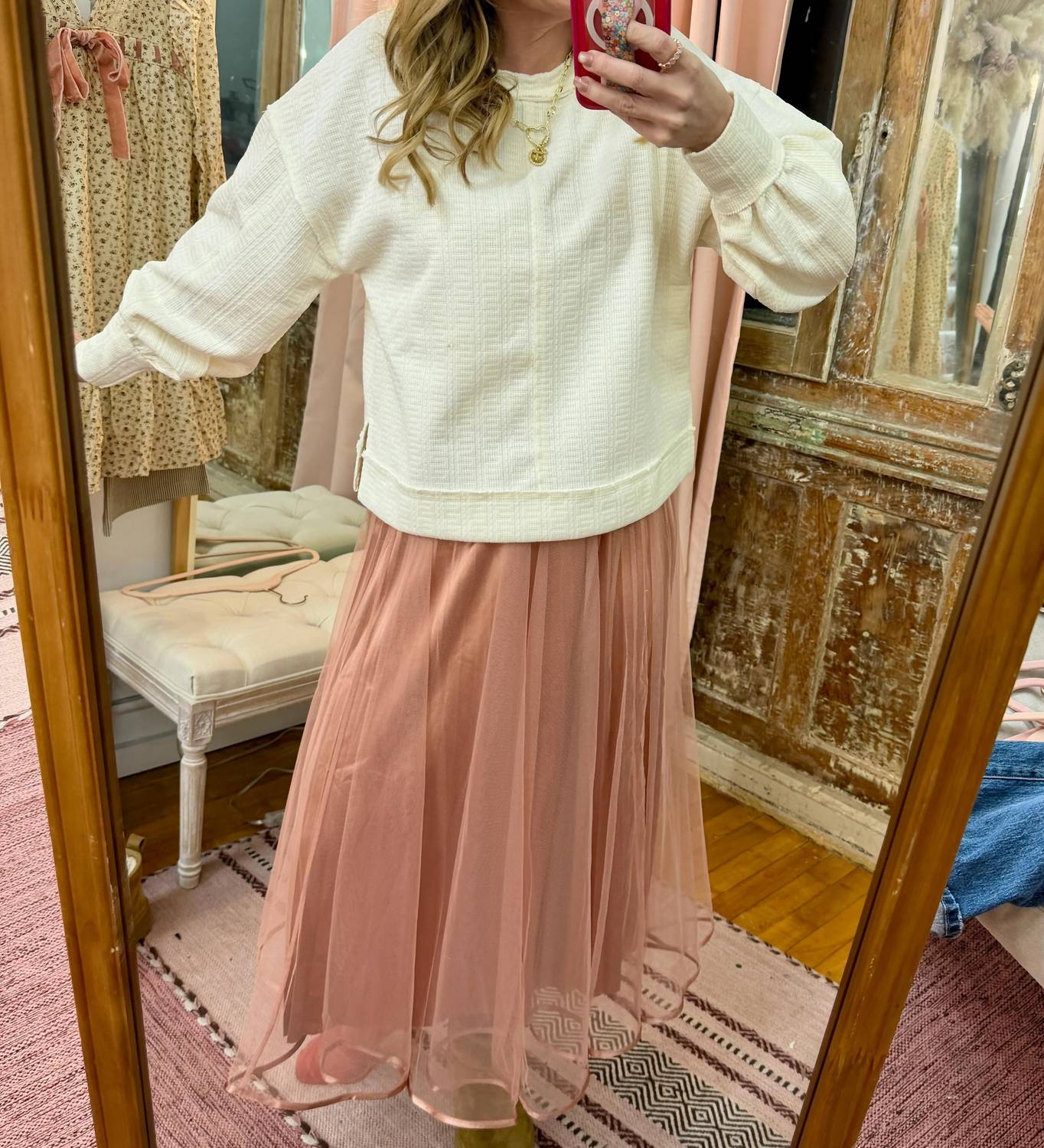 Wishlist - Tulle Midi Skirt