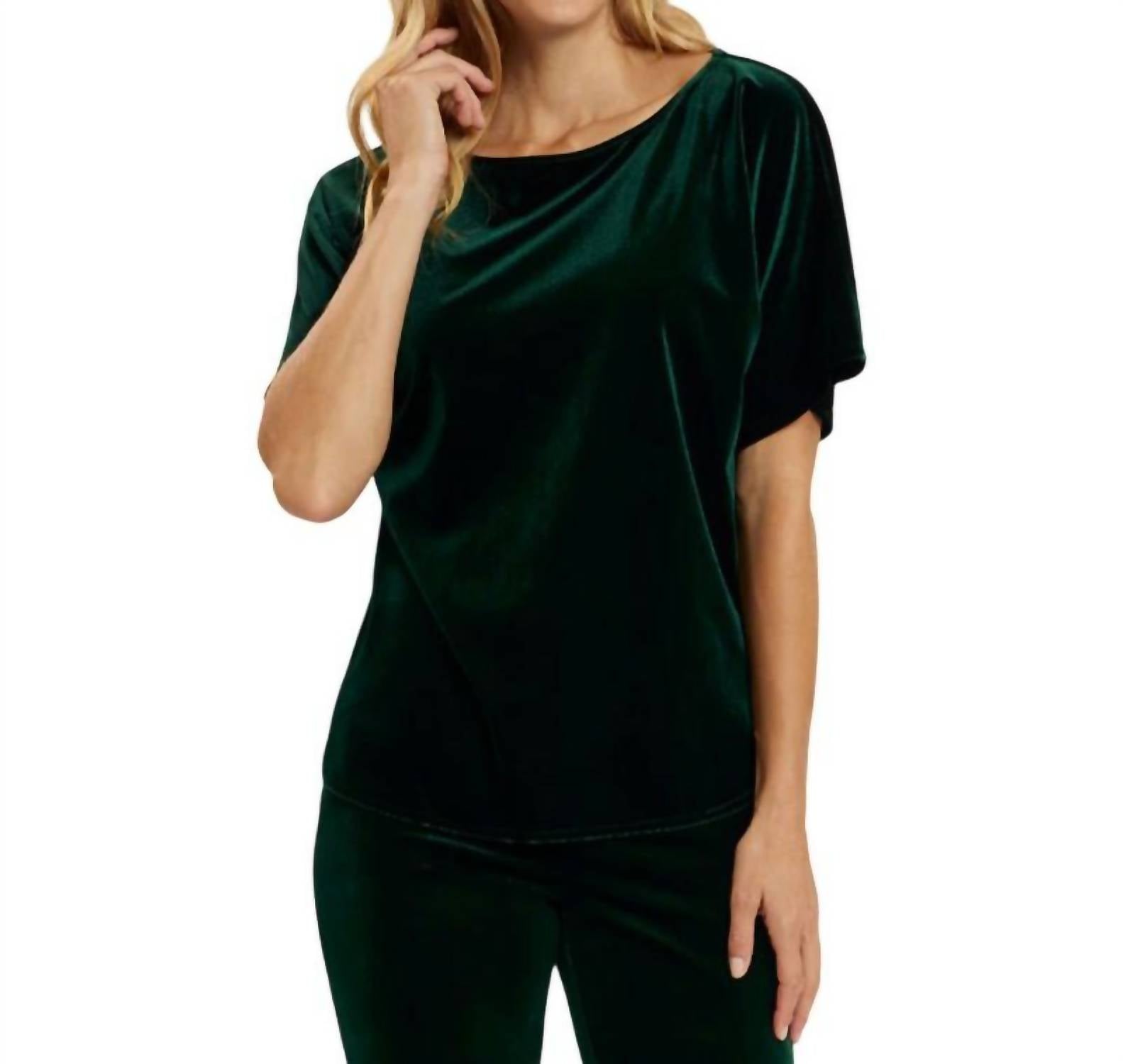 Jude Connally - Sophie Velvet Top